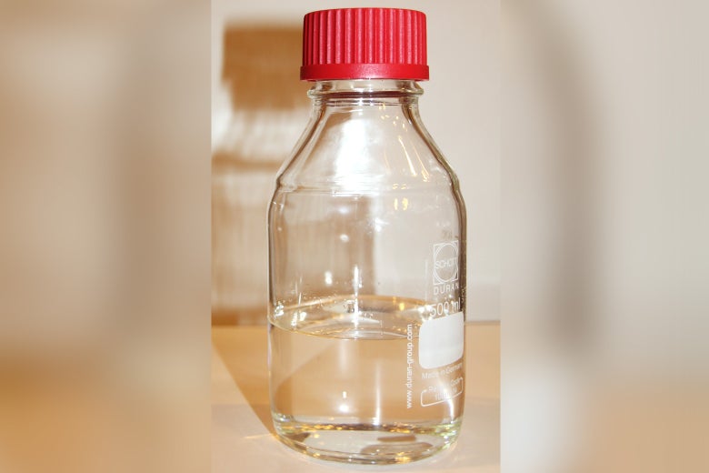 A sample of dichloromethane.